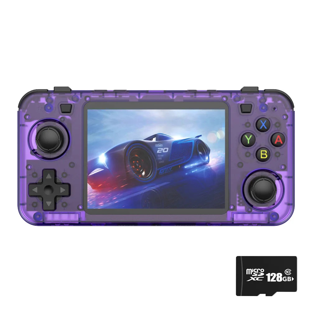 R36H Retro Handheld Game Console ARKOS System Kid Christmas Gift Portable Pocket Video Player 3.5 Inch IPS Screen R36S landscape