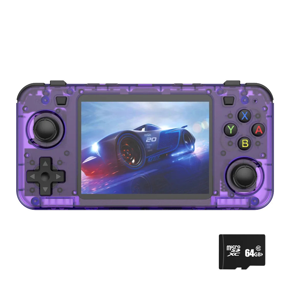 R36H Retro Handheld Game Console ARKOS System Kid Christmas Gift Portable Pocket Video Player 3.5 Inch IPS Screen R36S landscape