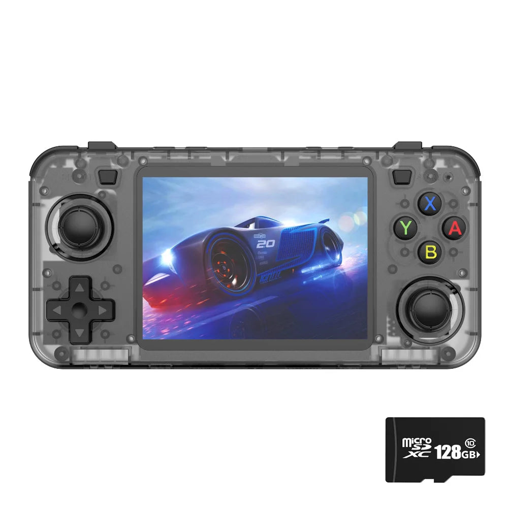 R36H Retro Handheld Game Console ARKOS System Kid Christmas Gift Portable Pocket Video Player 3.5 Inch IPS Screen R36S landscape