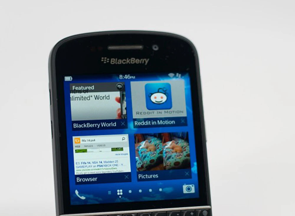 Blackberry Q10-1-3-5 Refurbished-Original Q10 Cell Phone 3.1" Dual Core 8MP 2GBRAM 16GB ROM 3G &4G GPS WIFI QWERTY cellphone