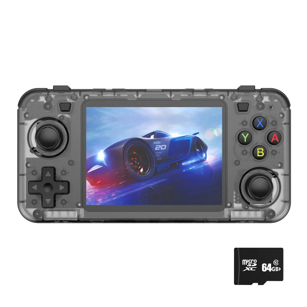 R36H Retro Handheld Game Console ARKOS System Kid Christmas Gift Portable Pocket Video Player 3.5 Inch IPS Screen R36S landscape