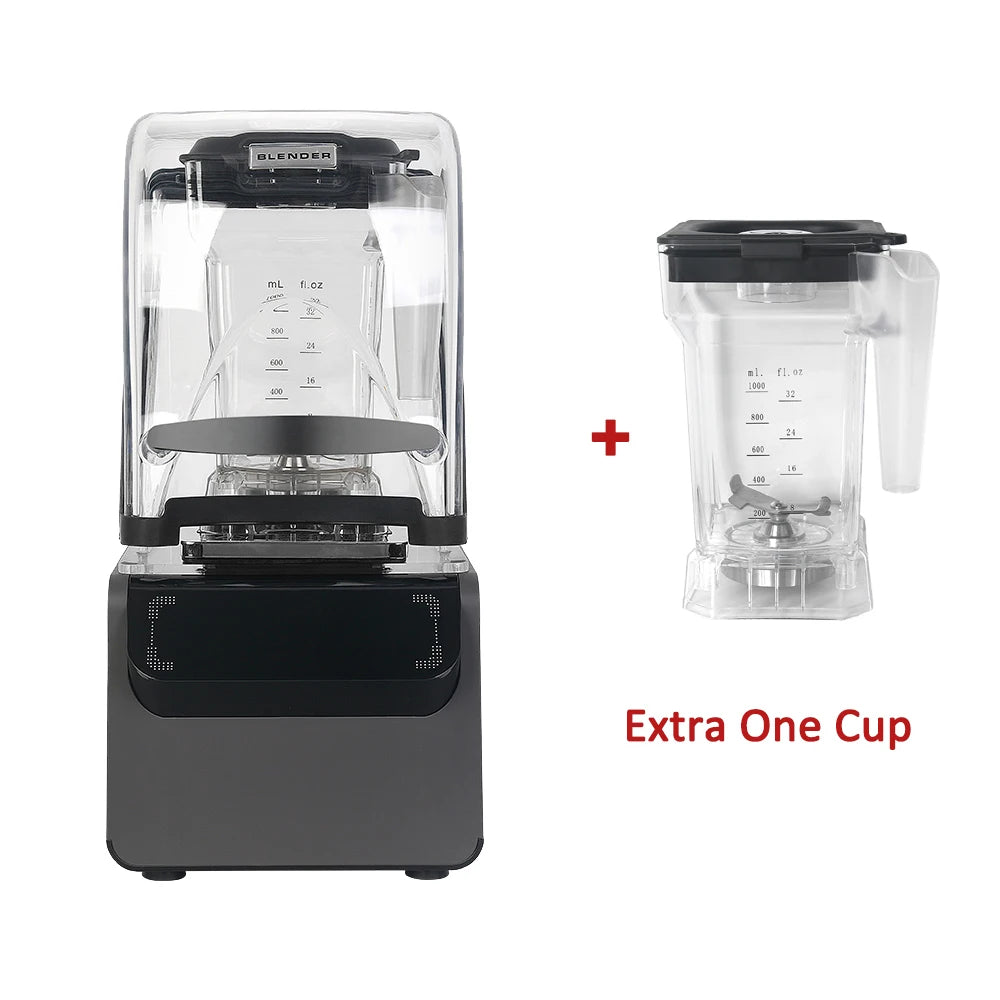 ITOP Heavy Duty Commercial Blender Ice Smoothies Crusher Food Mixer Juicer Food Processor With Reprograming Function