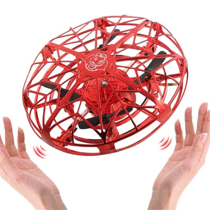 Colorful Anti-collision Flying Helicopter Magic Hand UFO Ball Aircraft Sensing Mini Induction Drone Kids Electric Toy Gift