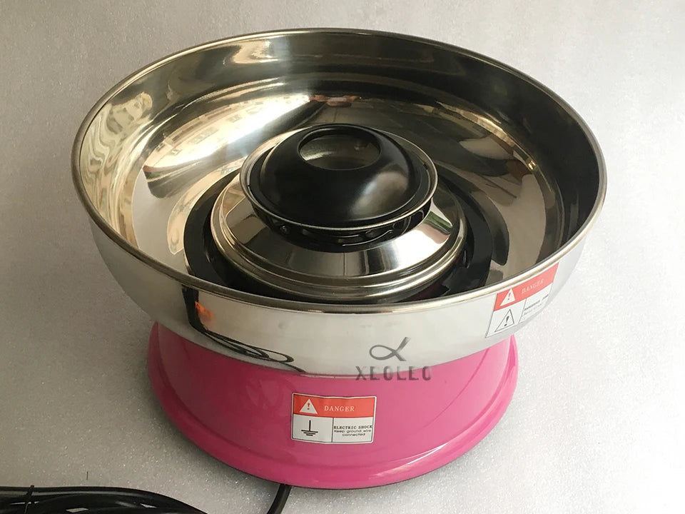 XEOLEO Candy Floss Machine Mini Electric DIY Sweet Cotton Candy Maker For Cotton Candy Sweet Floss Food Processors Machine Kids