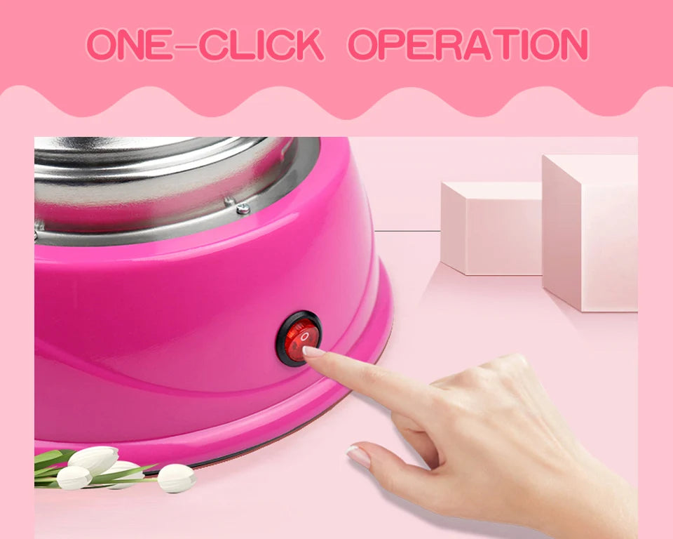 XEOLEO Candy Floss Machine Mini Electric DIY Sweet Cotton Candy Maker For Cotton Candy Sweet Floss Food Processors Machine Kids