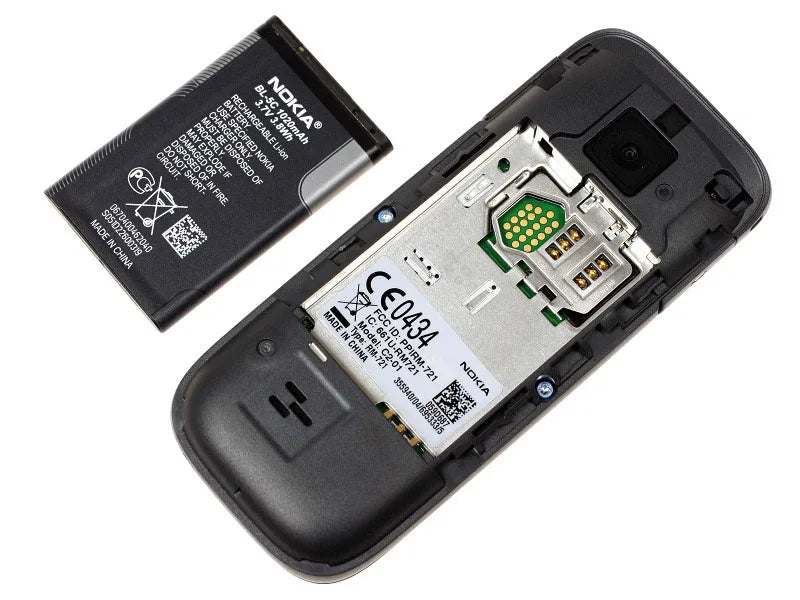 Nokia C2 C2-01 GSM Mobile Phone English&Hebrew Keyboard Support The Logo on Button Unlocked 2G 3G Cellphone used phone
