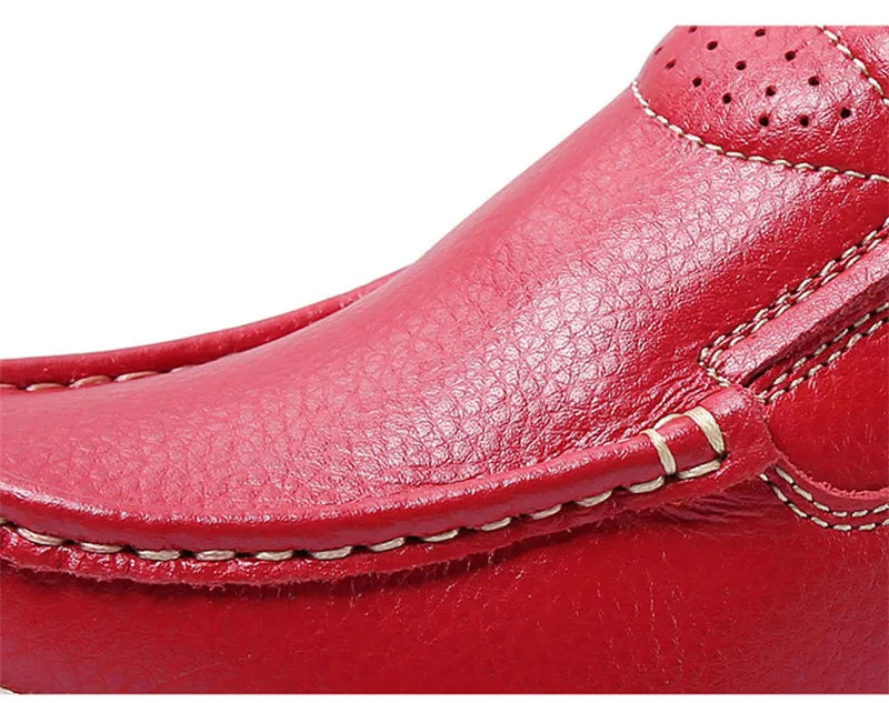 TIMETANG Autumn women flat shoes woman platform sneakers moccasins shoes woman creepers without lace genuine leather shoe ladies