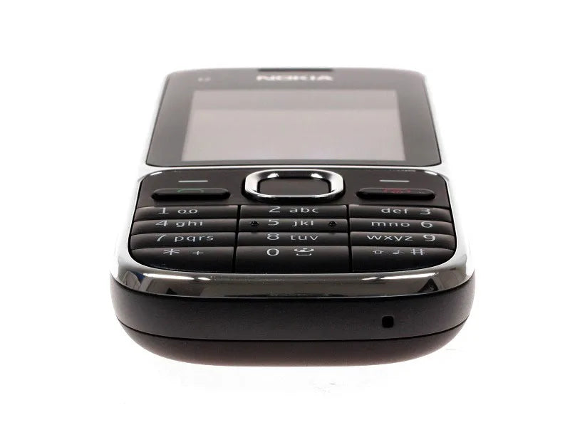 Nokia C2 C2-01 GSM Mobile Phone English&Hebrew Keyboard Support The Logo on Button Unlocked 2G 3G Cellphone used phone