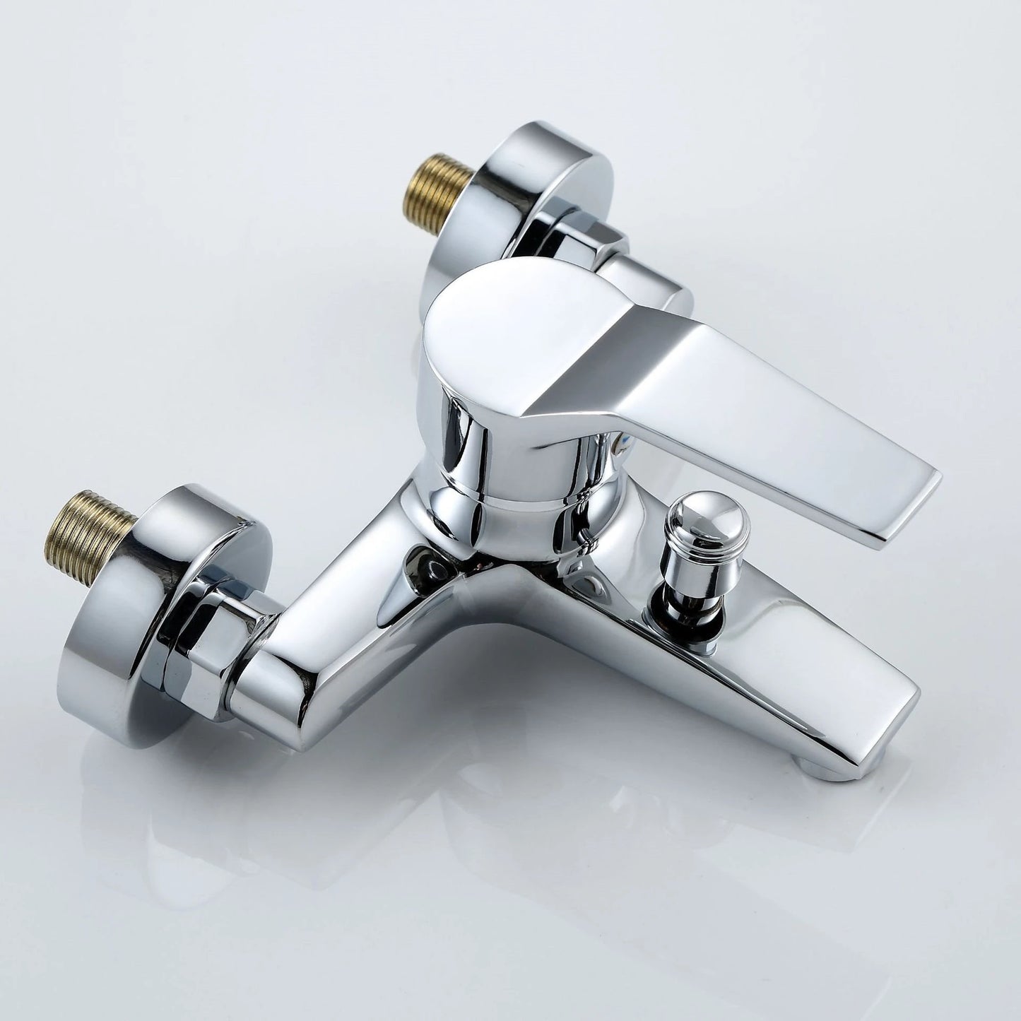 Home Bathroom Triple Shower Faucet Support Hot and Cold Water Faucet Bath Bath Mixer Valve Shower Set Bathroom Accessories