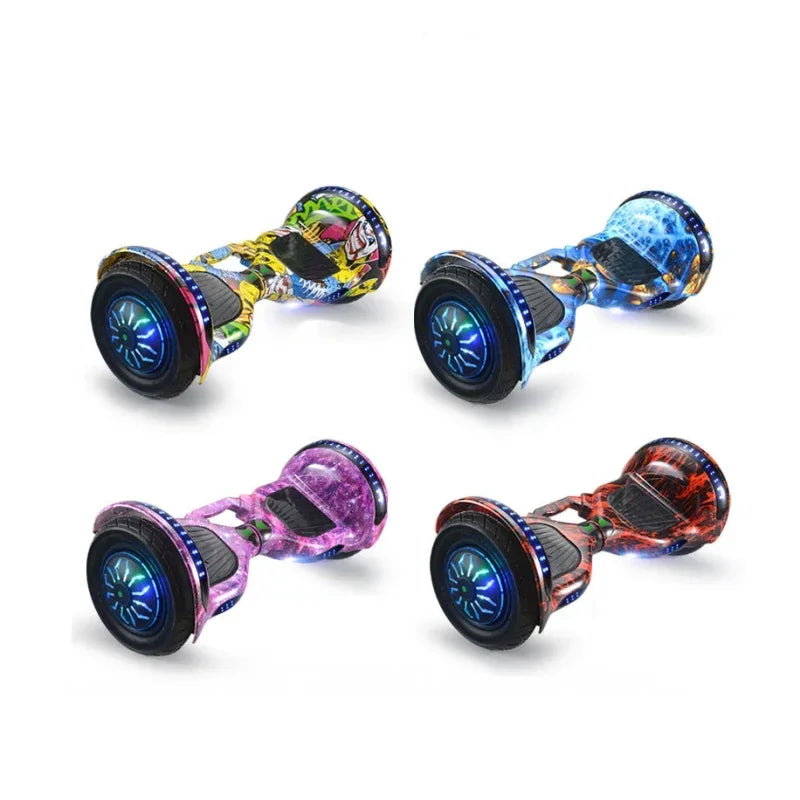 Self Balance Electric Scooters with Luminous Wheels,10 Inch Two Wheel ,Hover Board Hoverboards,for Adults and Children