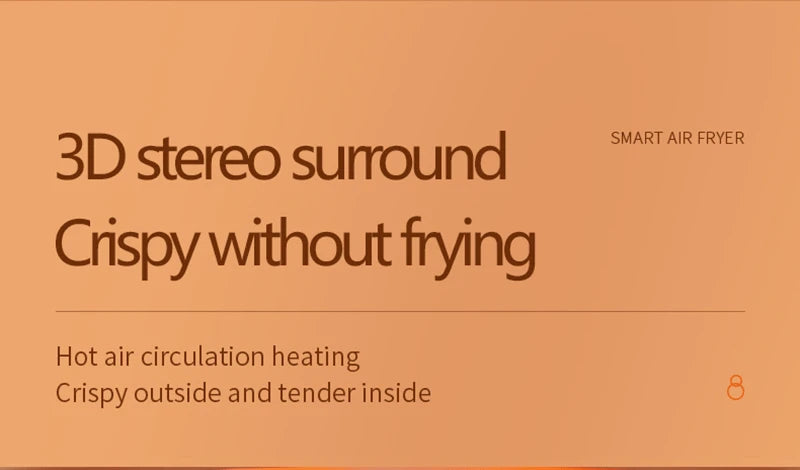 15L Large Multifunction Digital Air Fryer Without Oil Electric Oven, Dehydrator, Oven Touch Screen Fryer Viewable Window