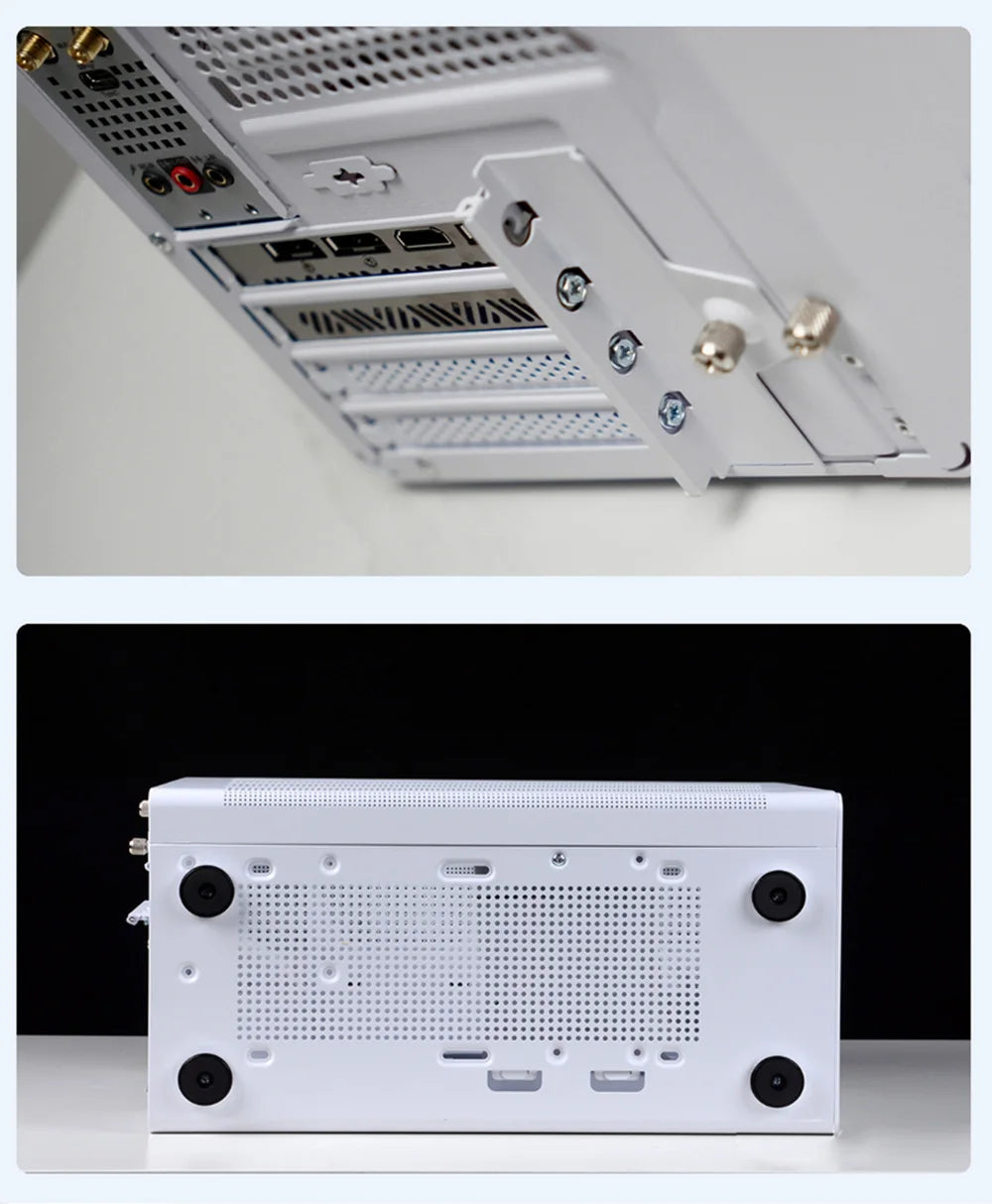 Power Train P60 Desktop MATX Case Handheld Portable Mesh Version PC Small Chassis Supports 350mm Graphics Card Type-C Interface