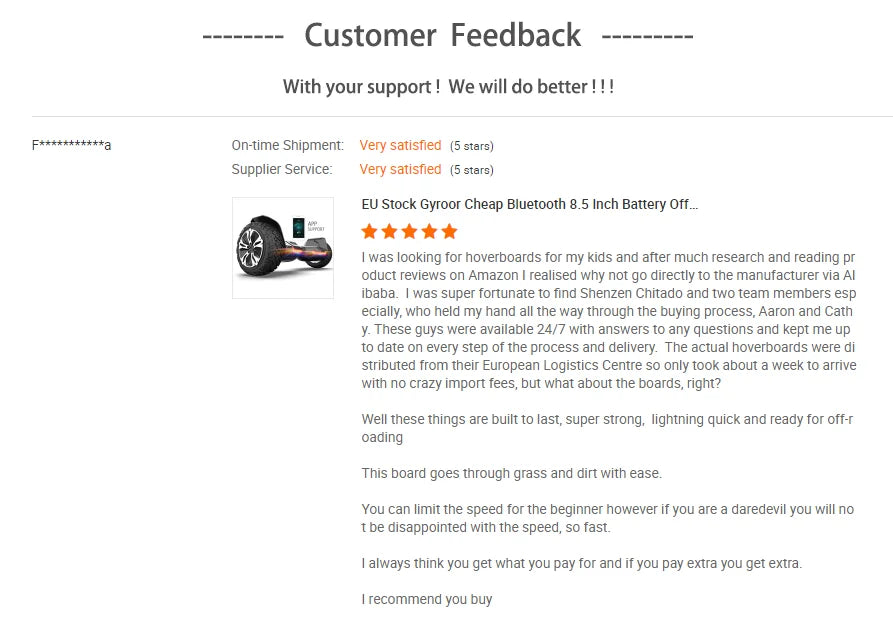 Gyroor New Popular 3D LED Light Self Balancing Electric Hover Board Balance Hoverboards