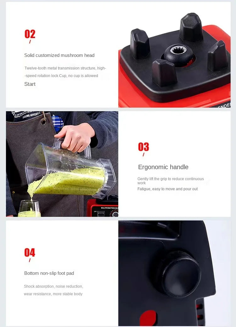 Multifunctional Home Double Cup Wall Breaking Machine Slush Grinding Blender Complementary Food Food Processor 핸드블렌더