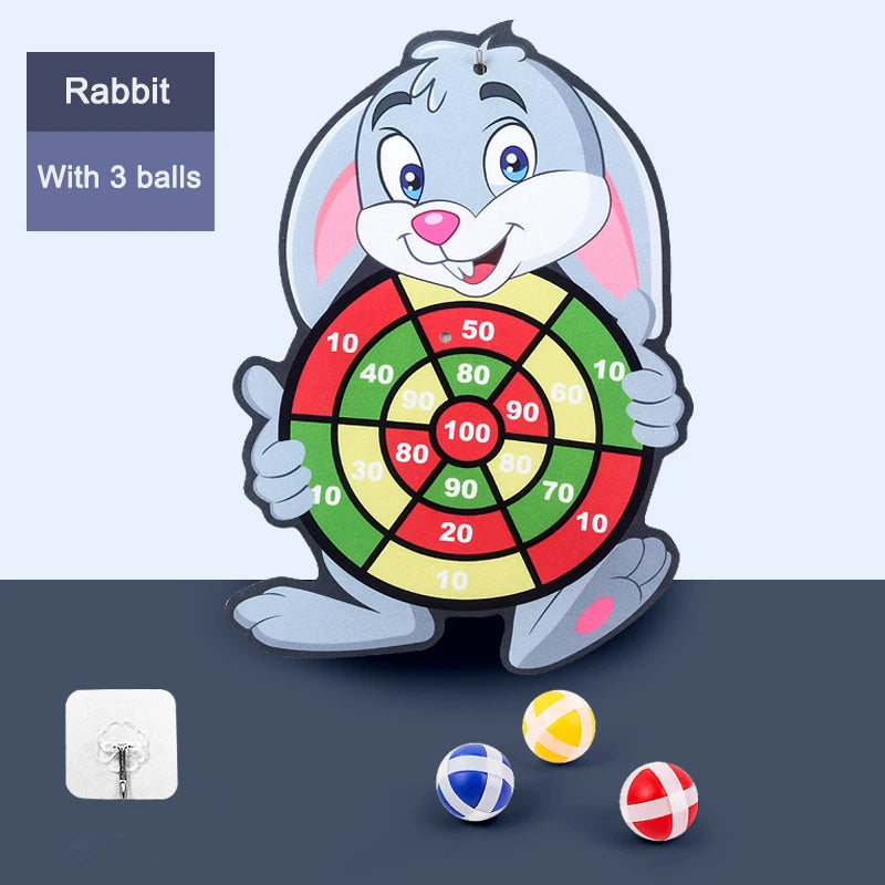 Toddler Educational Toys for Kids Children's Dart Board Games Indoor Outdoor Party Play Sports Games Dartboard with Sticky Balls