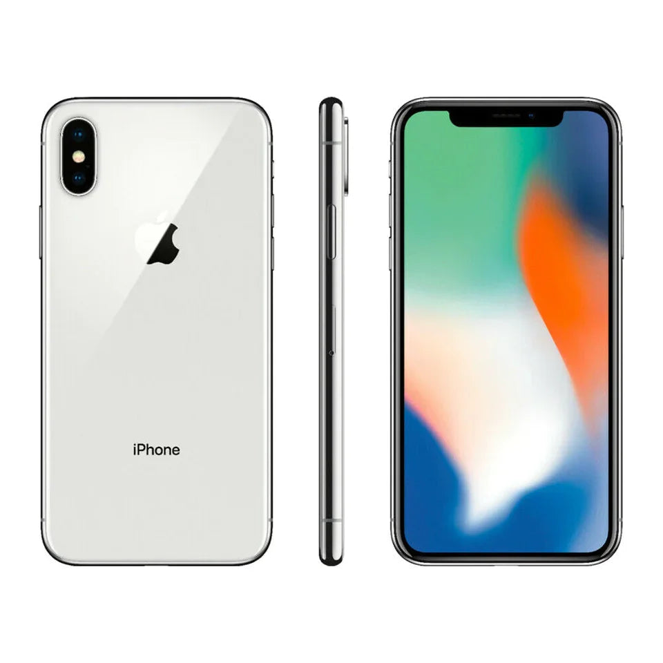 Unlocked Original iPhone X 4G IOS LTE CellPhone 64GB/256GB ROM 5.8" A11 Bionic Chip Hexa Core FACE ID iphone x Mobile Cell Phone