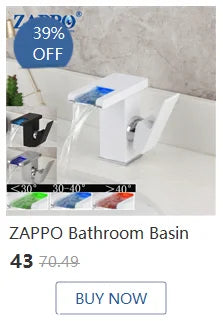 ZAPPO Brushed Gold Bathroom Bathtub Shower Set Waterfall Mixer Tap Wall Mount Solid Brass Shower Systerm w/Handheld Shower Head