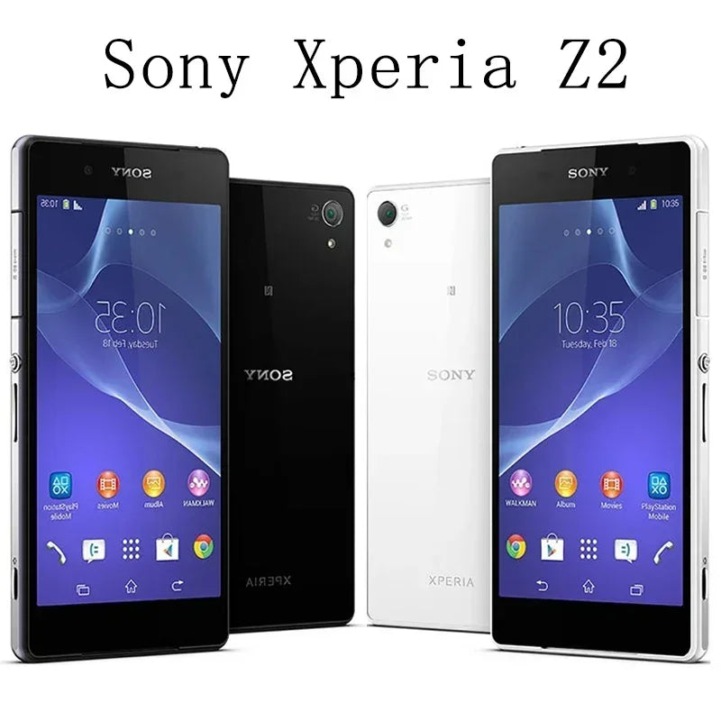 Unlocked Original Sony Xperia Z2 D6503 3GB+16GB Refurbished Ericsson Xperia 20MP 5.2" CellPhone 3G WIFI Android Smart Phone