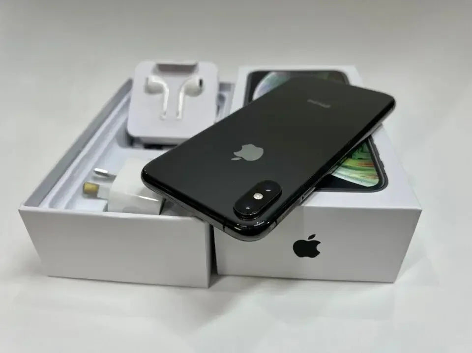 Unlocked Original Apple iPhone XS Max 4G LTE Mobile Phone 5.8" 4GB RAM 64GB/256GB ROM 12MP+7MP CellPhone Hexa-Core Smart Phone