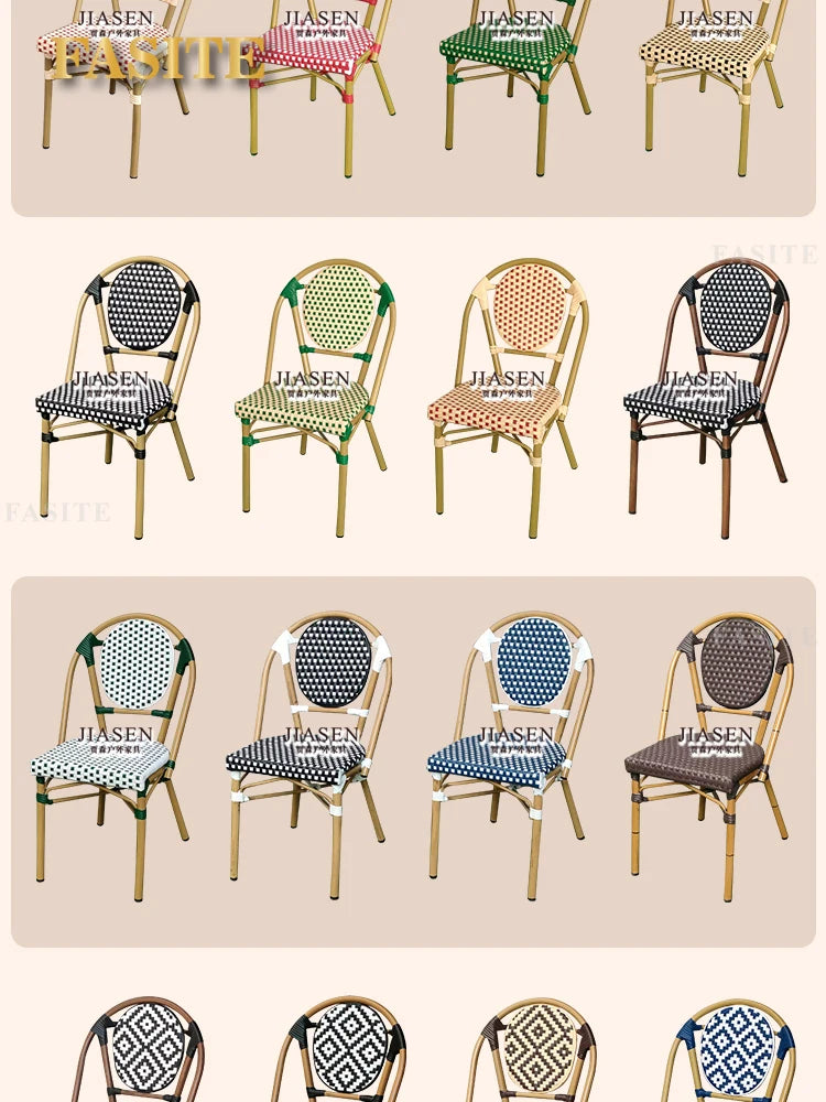 Retro Rattan Garden Furniture Sets Waterproof Nordic Natural Balcony Garden Furniture Sets Adult Moving Tuinmeubelen Decorations