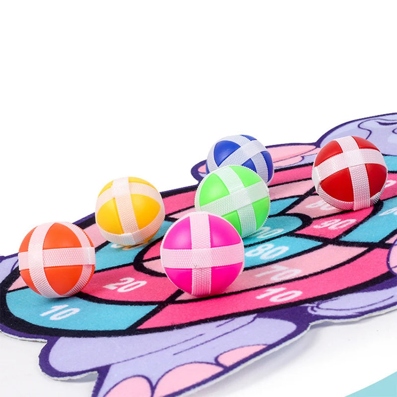 Toddler Educational Toys for Kids Children's Dart Board Games Indoor Outdoor Party Play Sports Games Dartboard with Sticky Balls