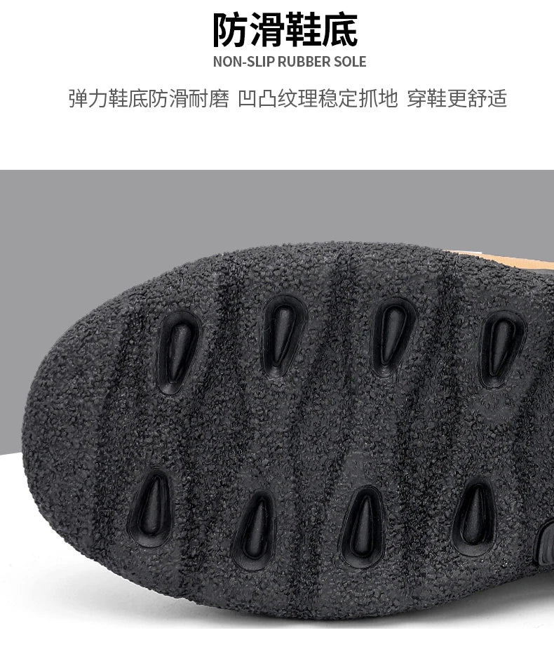 New Outdoor Fashion Versatile Wear resistant and Oil resistant Short Rain Boots for Men's Waterproof and Anti slip Kitchen Shoes