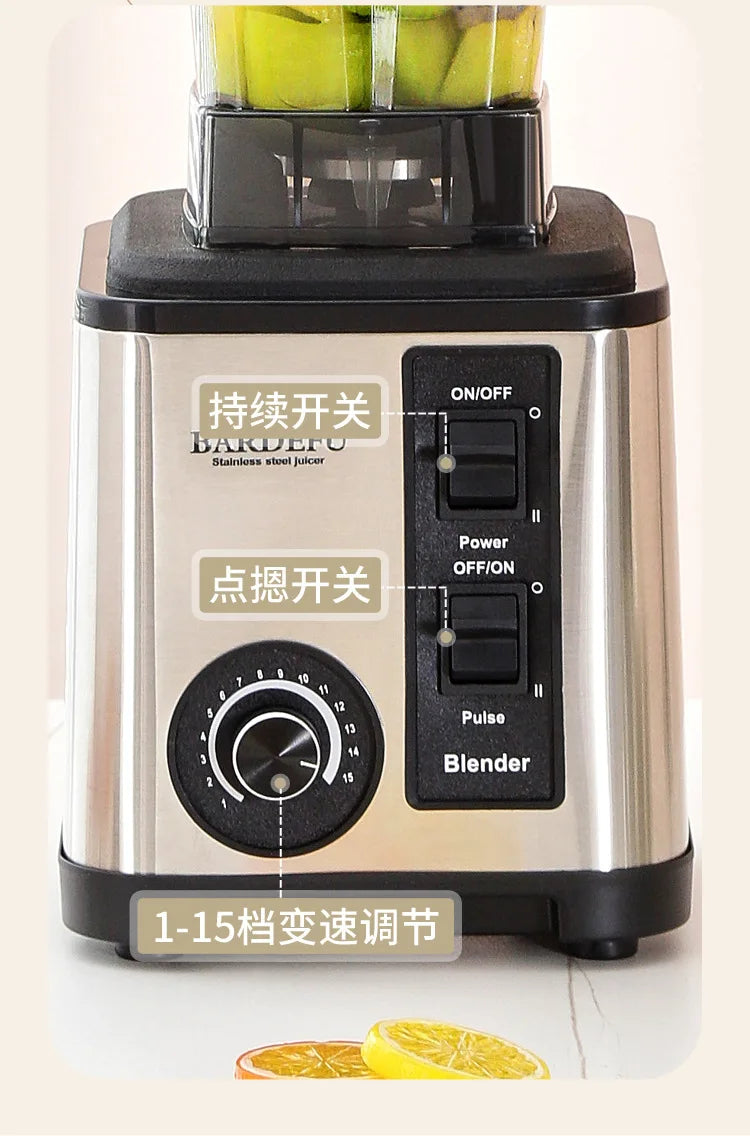 Table Blender Mixer Juicer Smoothie Maker 6in1 3L Container Food Processor BlenderMixer for Ice Nut Fruit Multi funtion