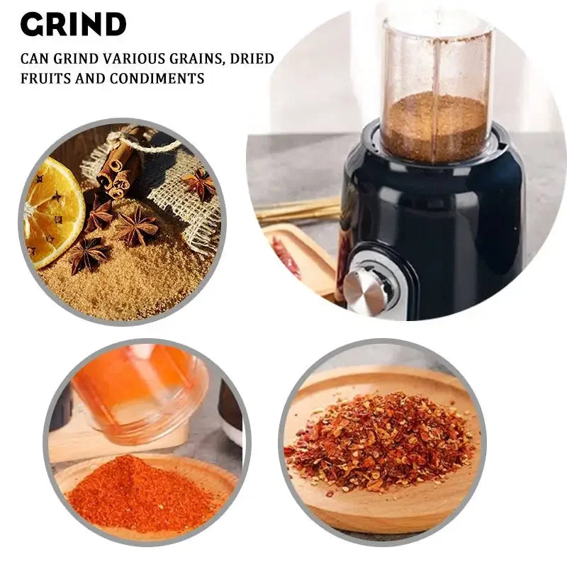 2-in-1 1.5L High Power Blender Mixer Electric Juicer Machine Smoothie Blender Food Processor Personal Juice Blender Cup