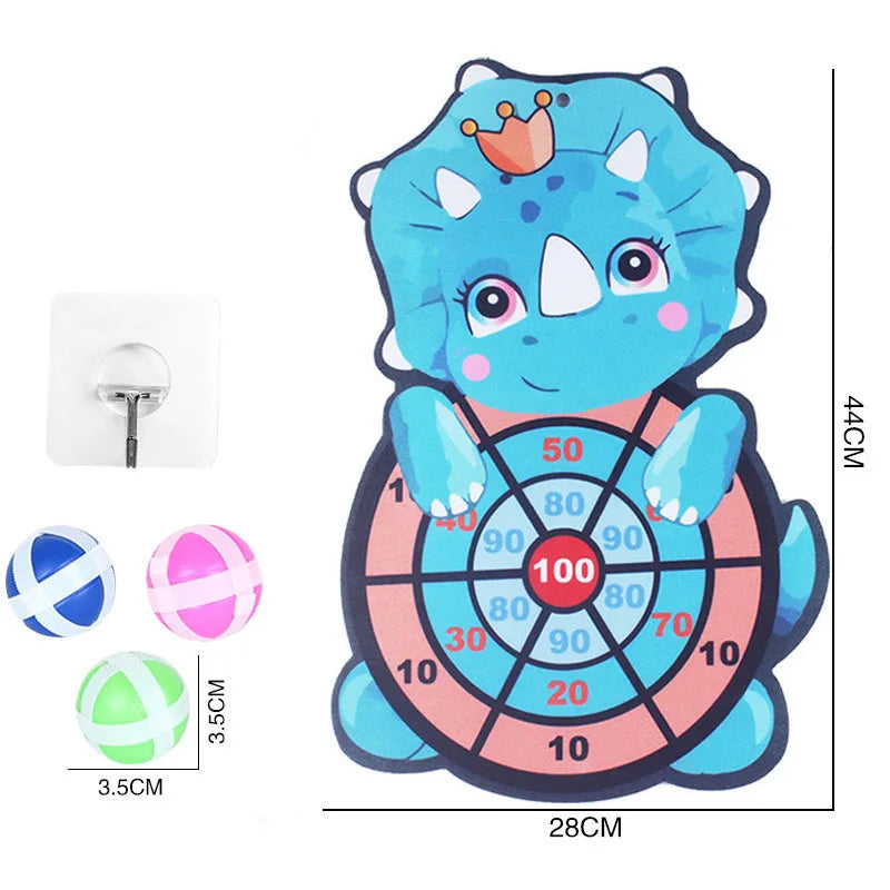 Toddler Educational Toys for Kids Children's Dart Board Games Indoor Outdoor Party Play Sports Games Dartboard with Sticky Balls