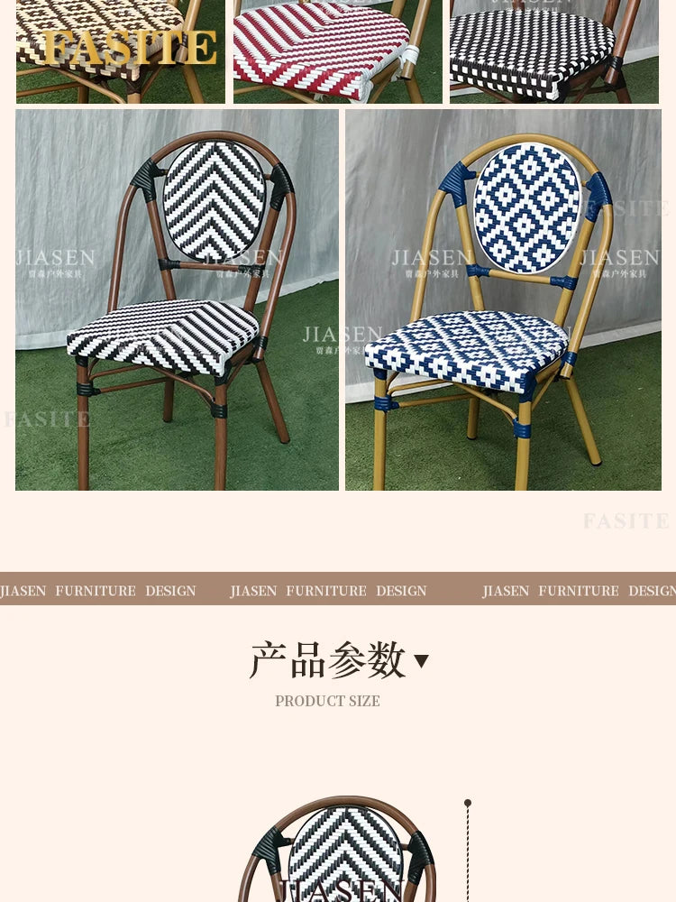 Retro Rattan Garden Furniture Sets Waterproof Nordic Natural Balcony Garden Furniture Sets Adult Moving Tuinmeubelen Decorations