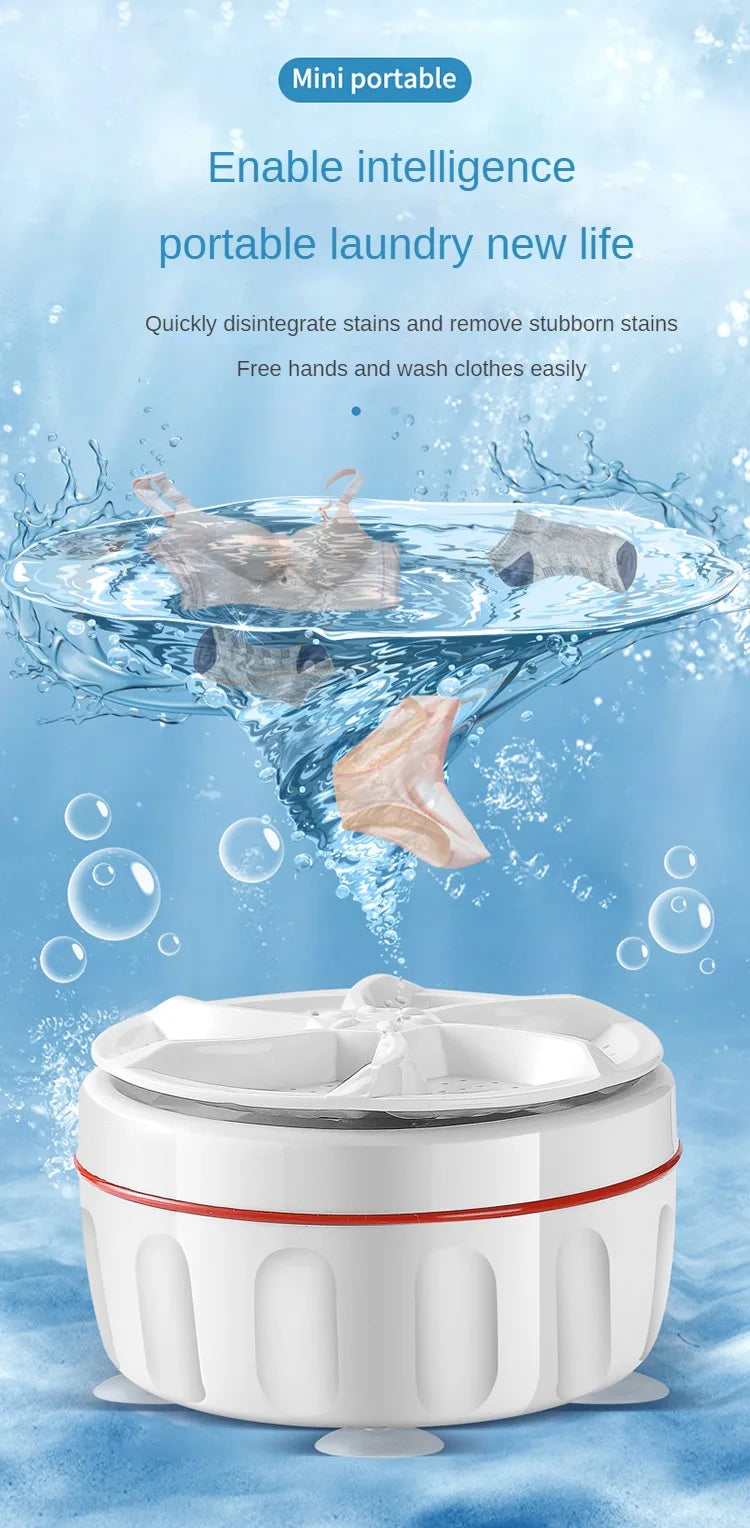 Washing Machines Portable Business Travel Home Mini Washing Machine Suitable for Socks Underwear Laundry Appliances Household