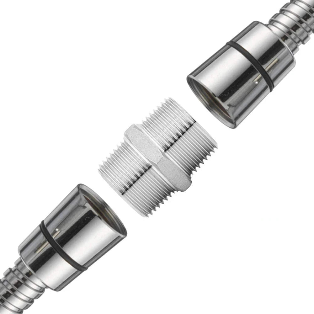 Stainless Steel Shower Hose Connecter Faucet Hose Extend Flexible Shower Hose Thick Bathroom Male To The Male