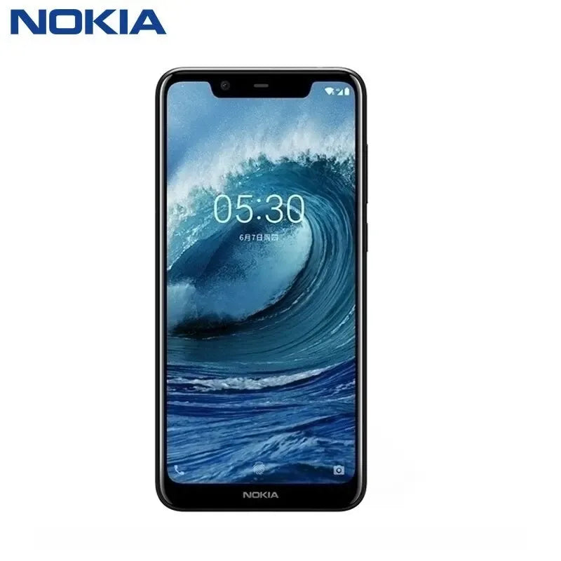Nokia X5 Smartphone Photo Mobile Android Global Older Machine LTE Version Fingerprint Used phone