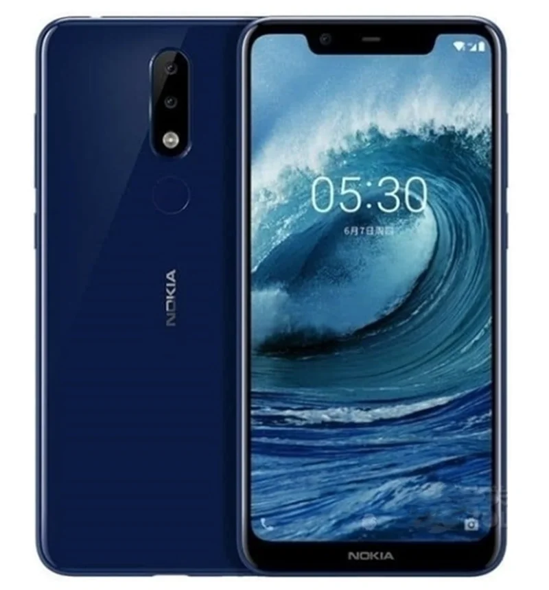 Nokia X5 Smartphone Photo Mobile Android Global Older Machine LTE Version Fingerprint Used phone