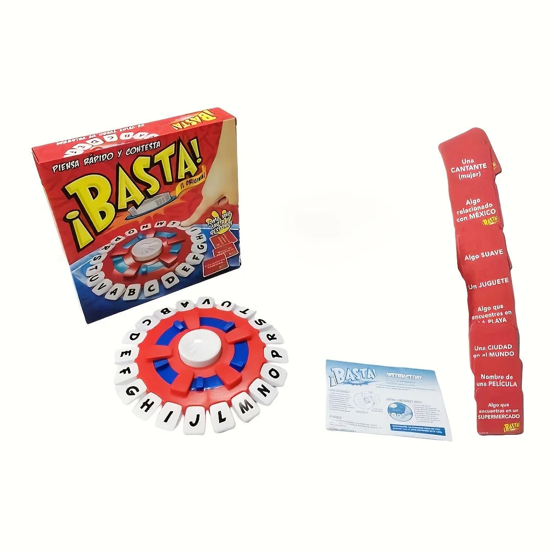 Board Game Spanish Version Fast Paced Family Board Game Quick Thinking Letter The Children Puzzle Learn española Juegos De Mesas