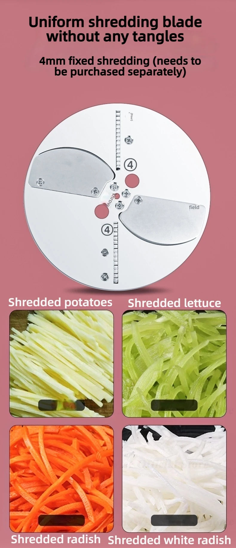 HomeWise Commercial Electric Vegetable Cube Cutting Machine Fruit Slicer Cutting Strip Dice Food Processor With 5 Blades