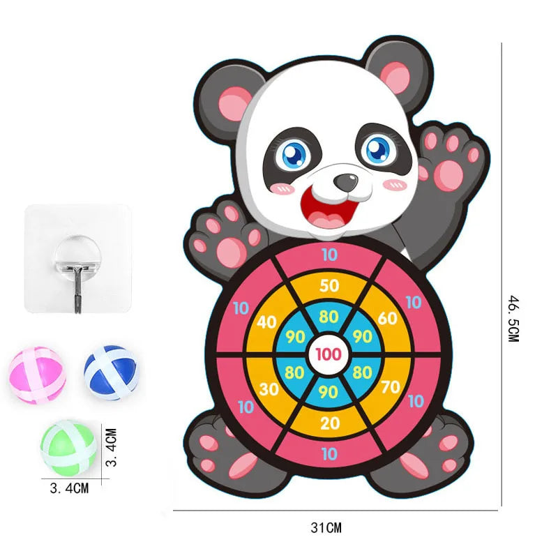 Toddler Educational Toys for Kids Children's Dart Board Games Indoor Outdoor Party Play Sports Games Dartboard with Sticky Balls