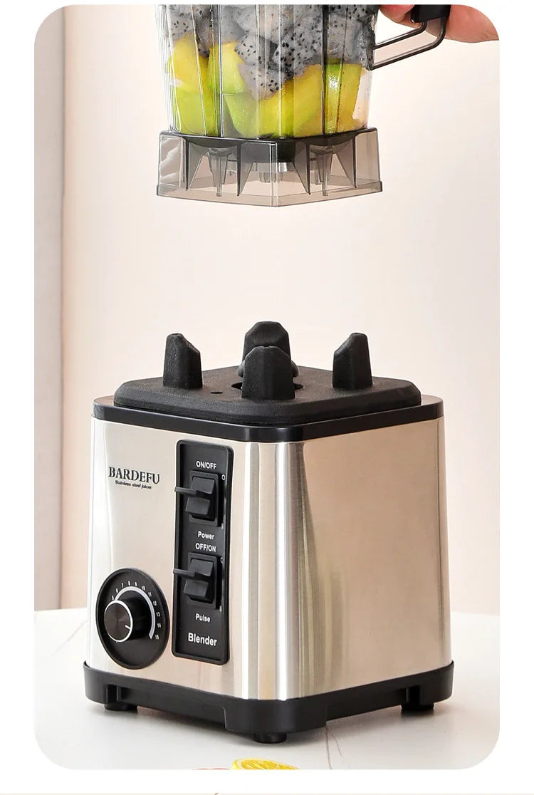 Table Blender Mixer Juicer Smoothie Maker 6in1 3L Container Food Processor BlenderMixer for Ice Nut Fruit Multi funtion