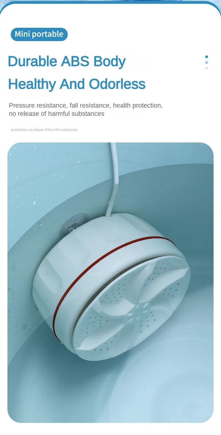 Washing Machines Portable Business Travel Home Mini Washing Machine Suitable for Socks Underwear Laundry Appliances Household