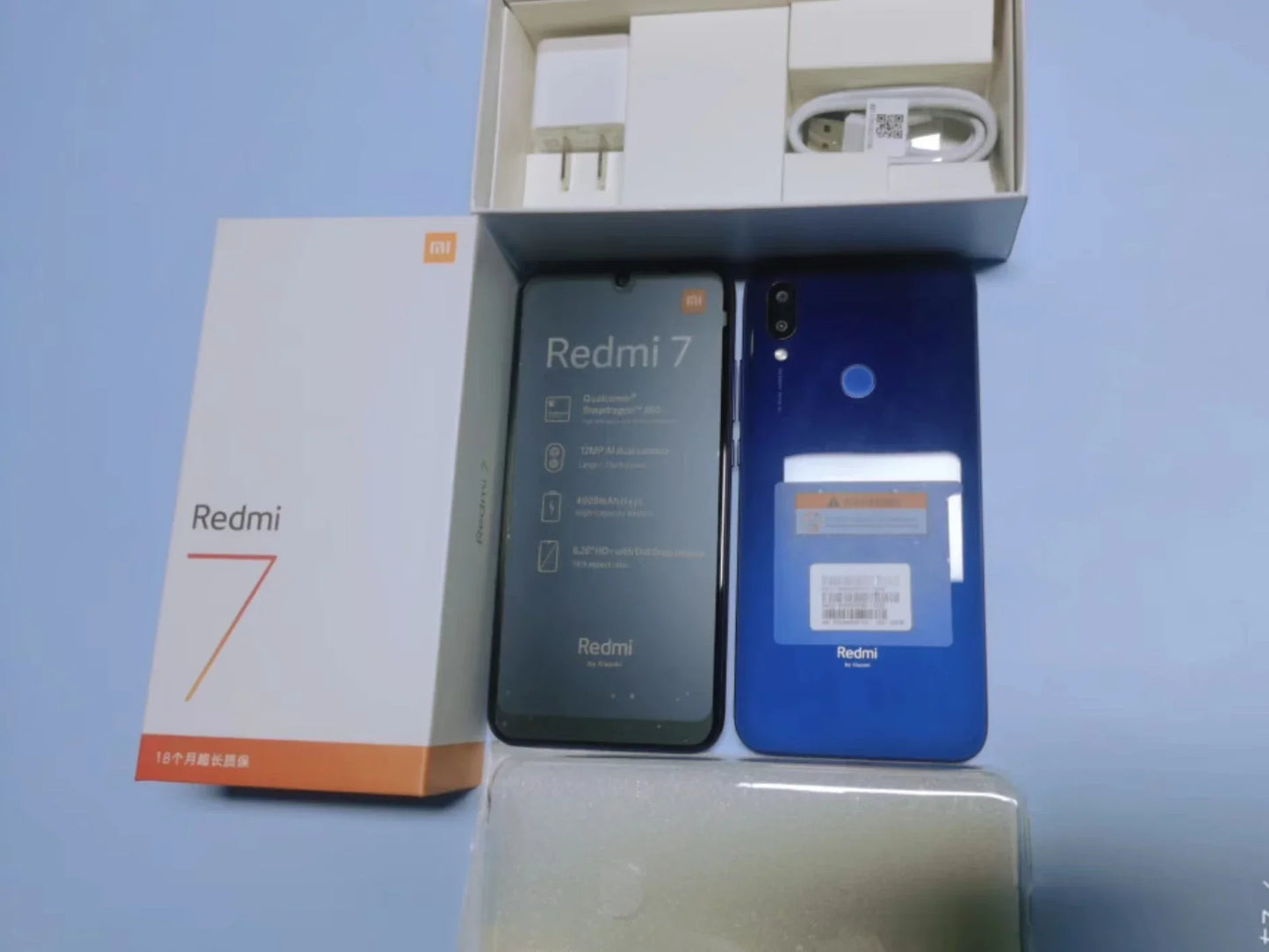 Original Xiaomi Redmi 7 smartphone 4000mAh Fingerprint Dual SIM used phone