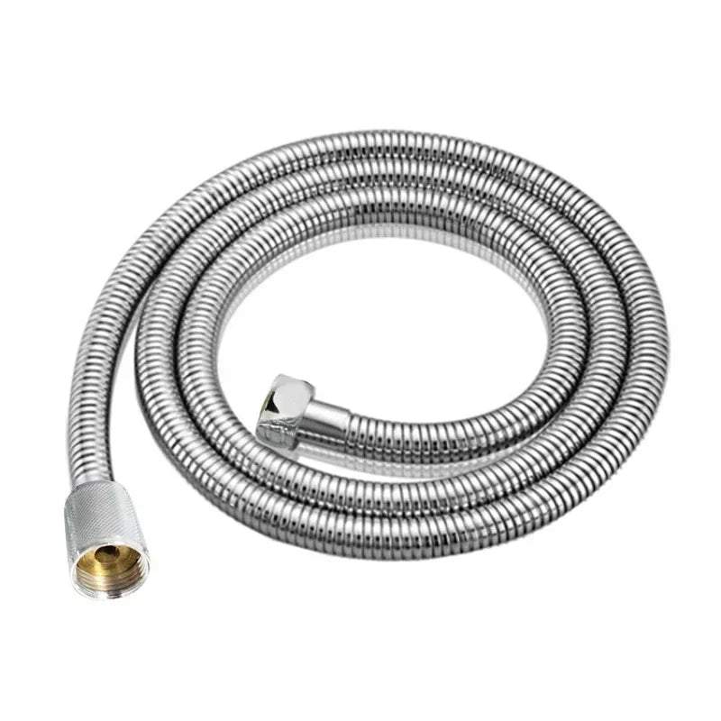 Shower Hose Steel Flexible Shower Hose Long Bathroom Shower Water Hose Extension Plumbing Pipe Pulling Tube Bathroom Accessories