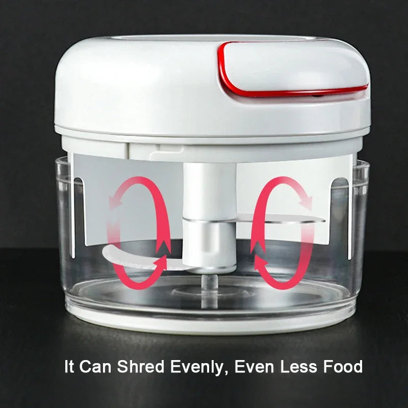 High Quality Garlic Crusher Mini Vegetable Chopper Meat Grinder Mincer Press for Ginger Nuts Pepper Onion Manual Food Processor