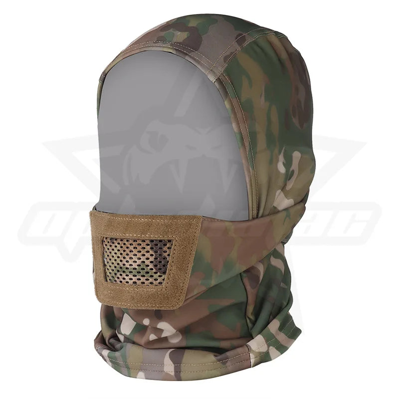 OPHIDIAN Men's Airsoft Mask Hunting Mask Balaclava Headwear Full Face Protection Rider for Paintball Shooting Sports Cycling