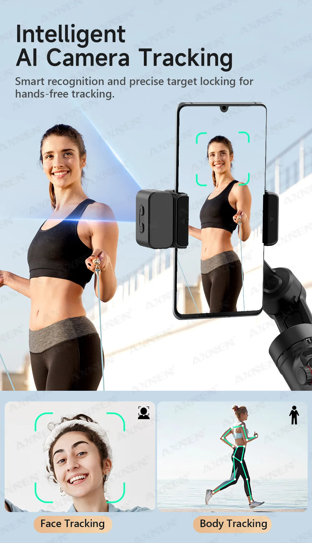 Handheld 3-Axis Gimbal Phone Holder Anti Shake Video Record with Selfie Tripod Stabilizer for Xiaomi iPhone Cellphone Smartphone