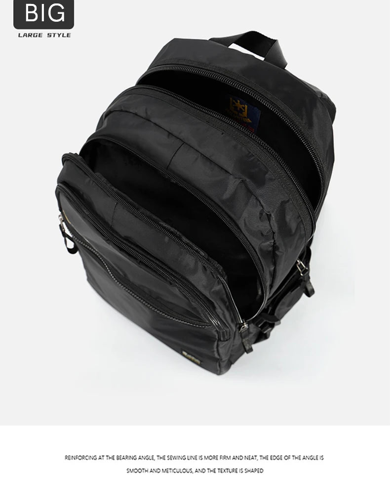 Volunteer Backpack for Men 2023 New Fashionable Large Capacity High Quality Laptop Waterproof Travel Casual Bags1801-08