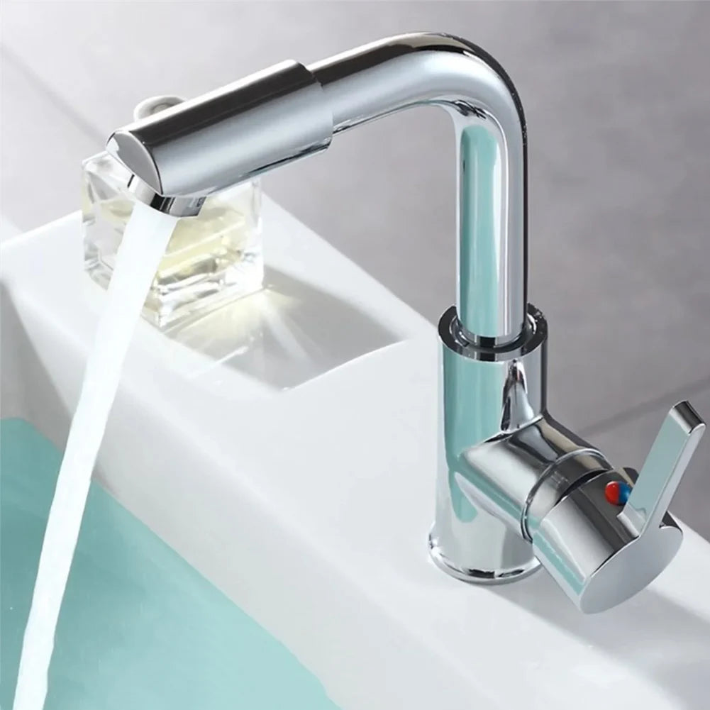 High Quality Bathroom Faucet Sink Faucet Bar Sink Dual-use Faucet Single Handle Stainless Steel Two-in-one° Rotate