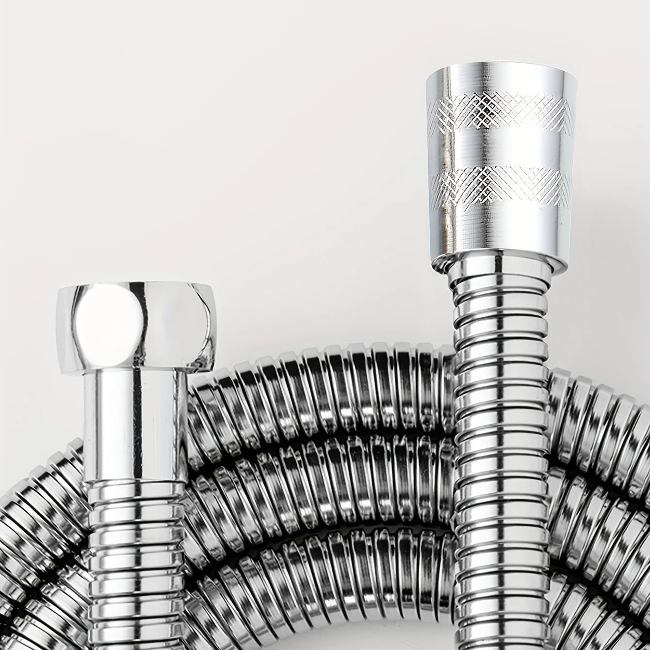 1.3m Flexible Shower Hose Plumbing Hoses Stainless Steel Chrome Bathroom Accessories Water Head Washers Showerhead Pipe