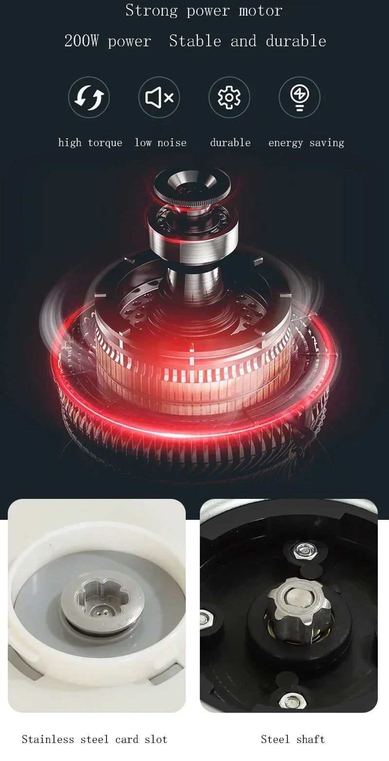 110V/220V German Home Mini Automatic Kneading and Fermenting Multifunctional Electric Food Mixer