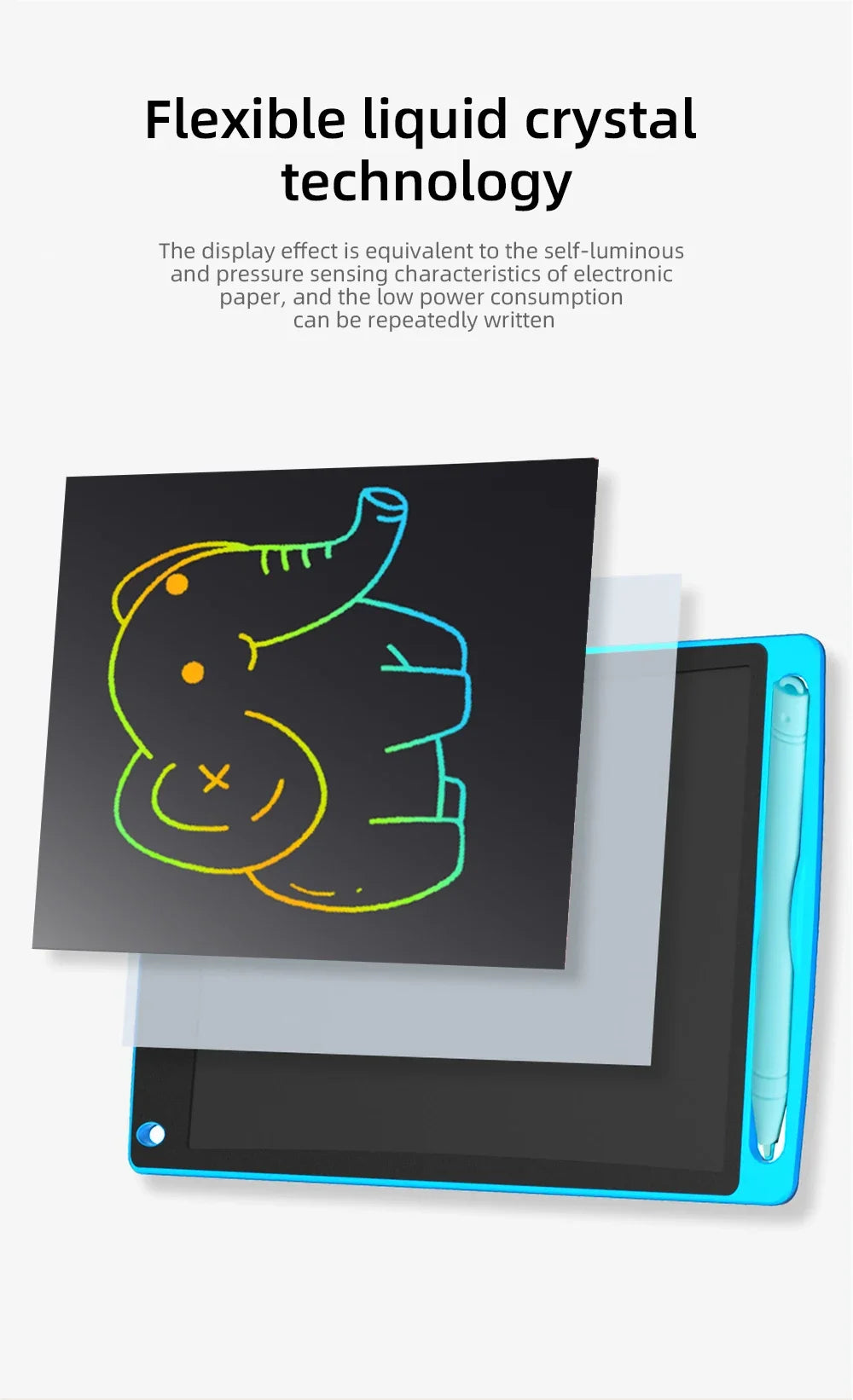 8.5Inch LCD Writing Tablet Drawing Board Kids Kids Learning Toys Educational Magic Drawing Board Toy Gift for Kids 2-4 Years Old
