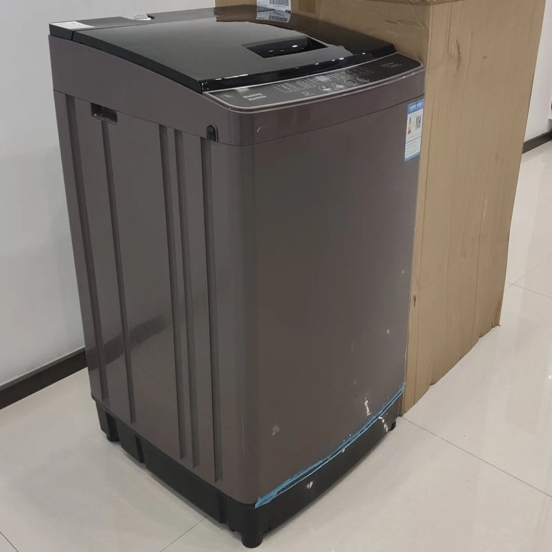 12KG Automatic Washing Machine Blue Light Antibacterial Portable Large Capacity Laundry Clothes Dryer Inverter for Home Dorms RV